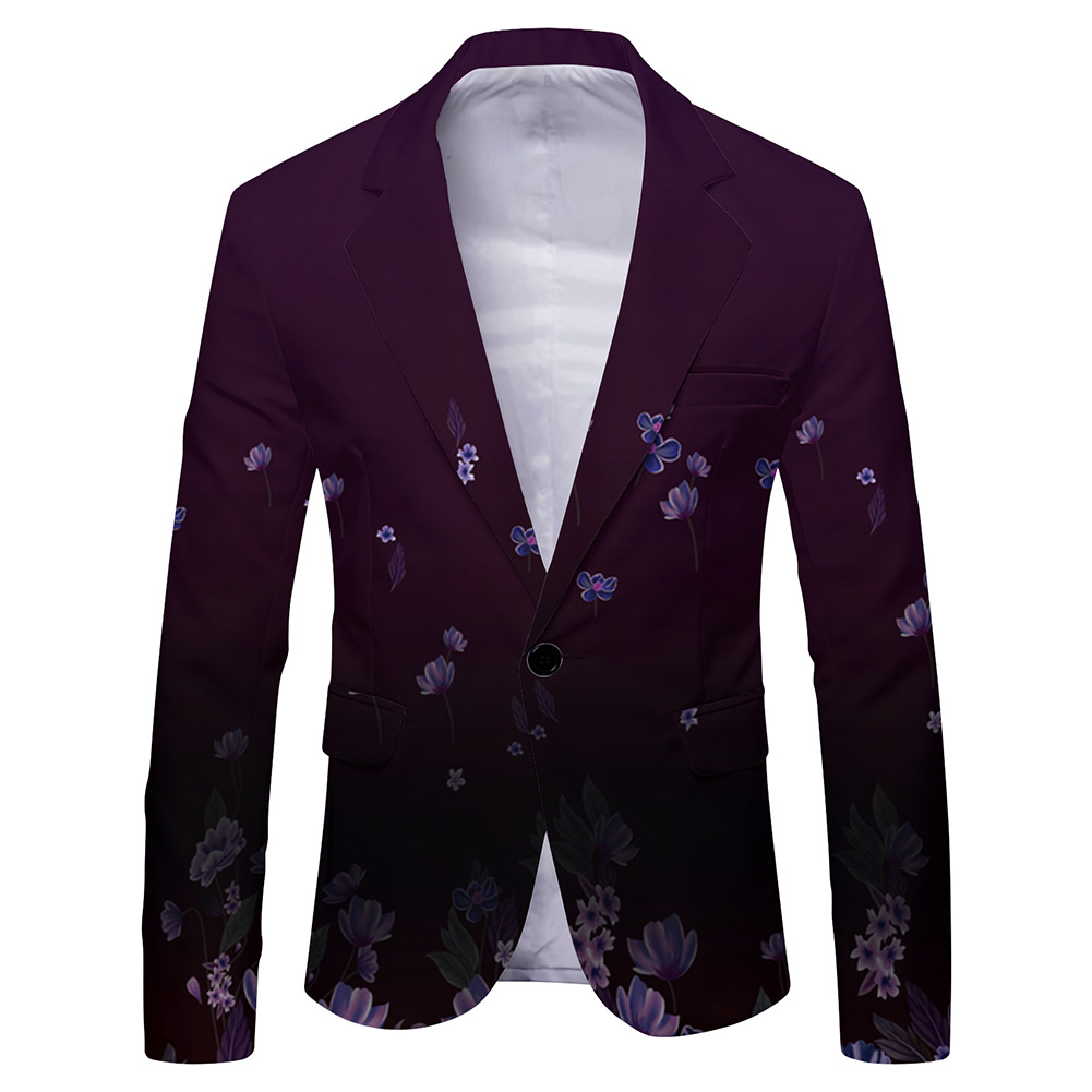 Mens Formal Look - Blazer imprimé à la mode pour