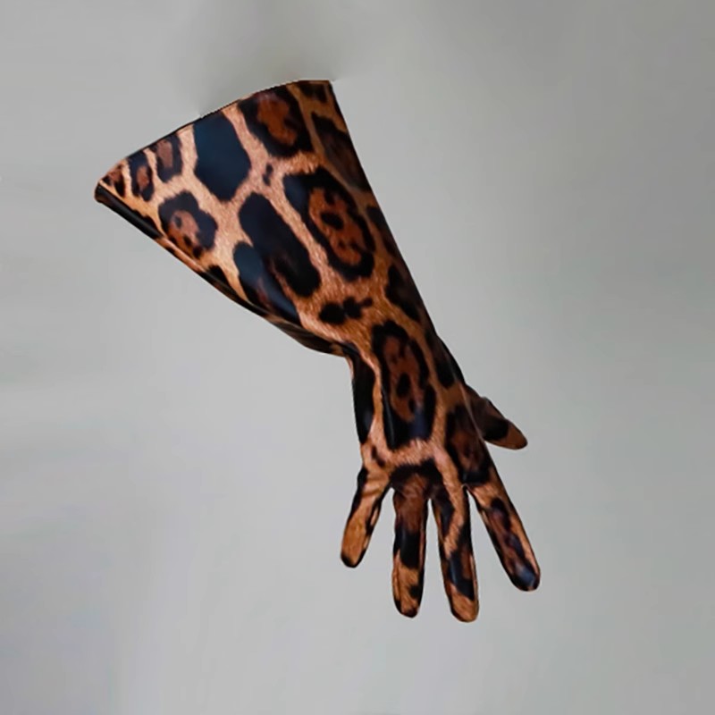 Formal Glove Leather - Gants longs en cuir PU pour