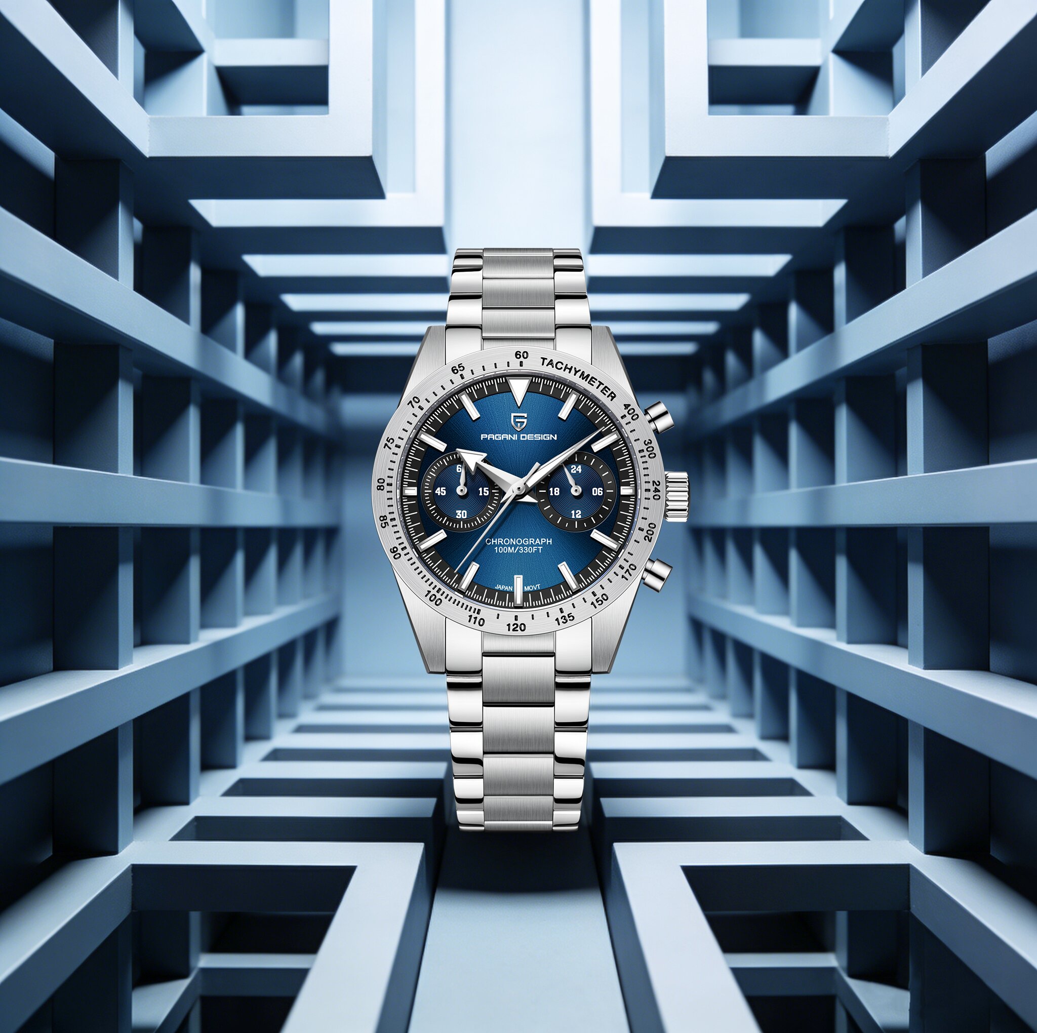 Elegant Formal Men'S Wear - Montre à quartz pour homme PAGANI