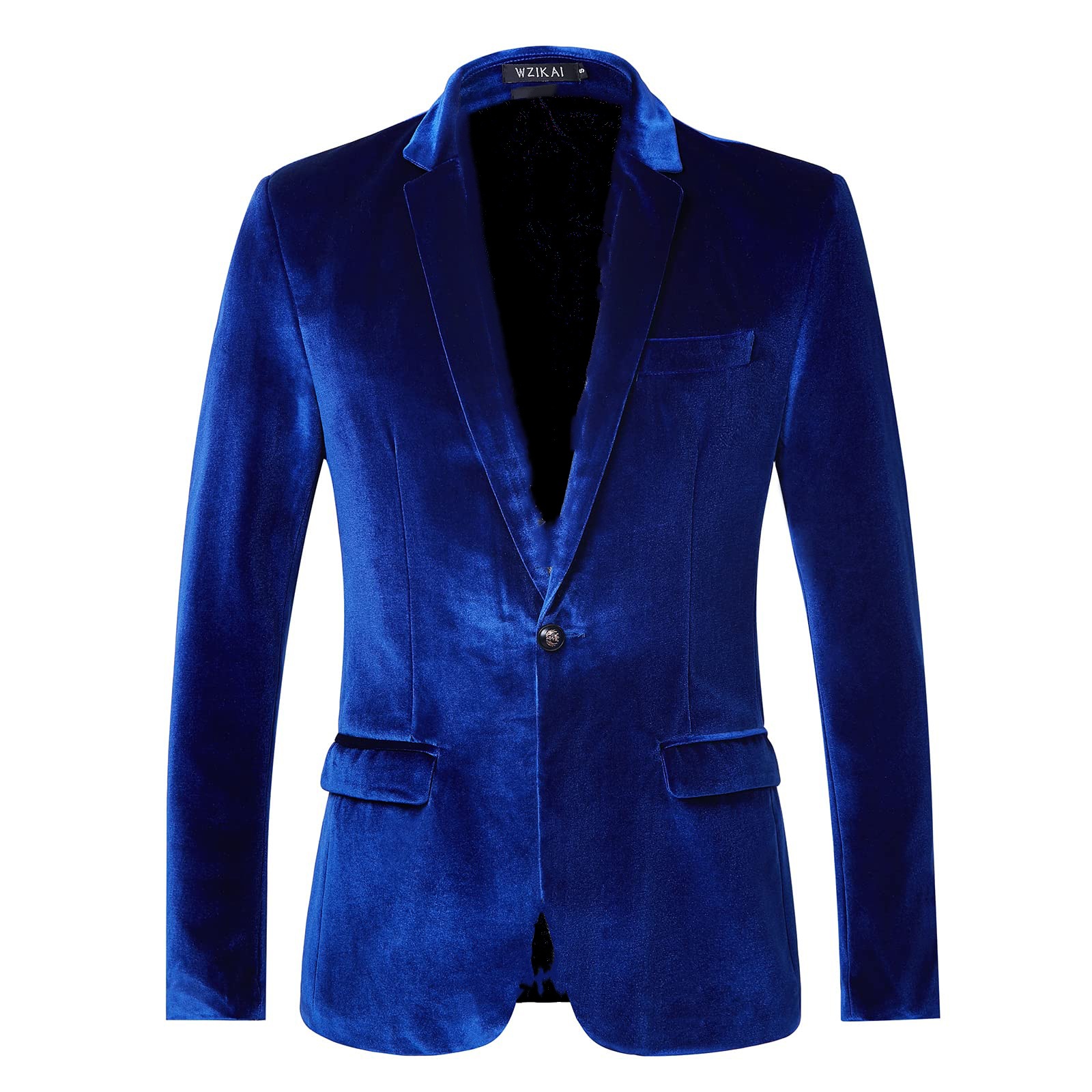 Men'S Gothic Formal Wear - Blazer en velours ajusté pour homme,