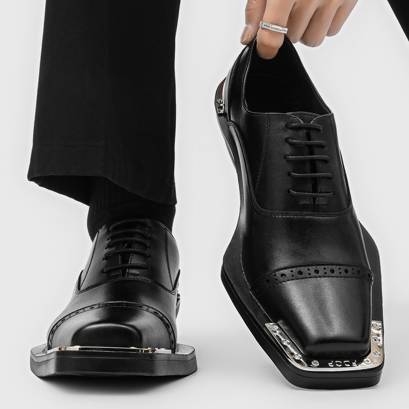 Mens Formal Look - Chaussures en cuir pour hommes -