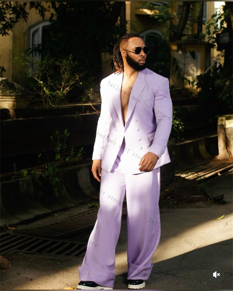 Men Formal Wear Purple - Costume et pantalon pour hommes, violet