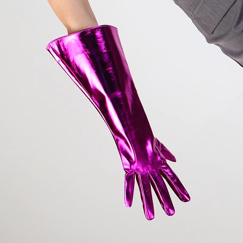 Formal Glove Leather - Gants longs en cuir PU pour