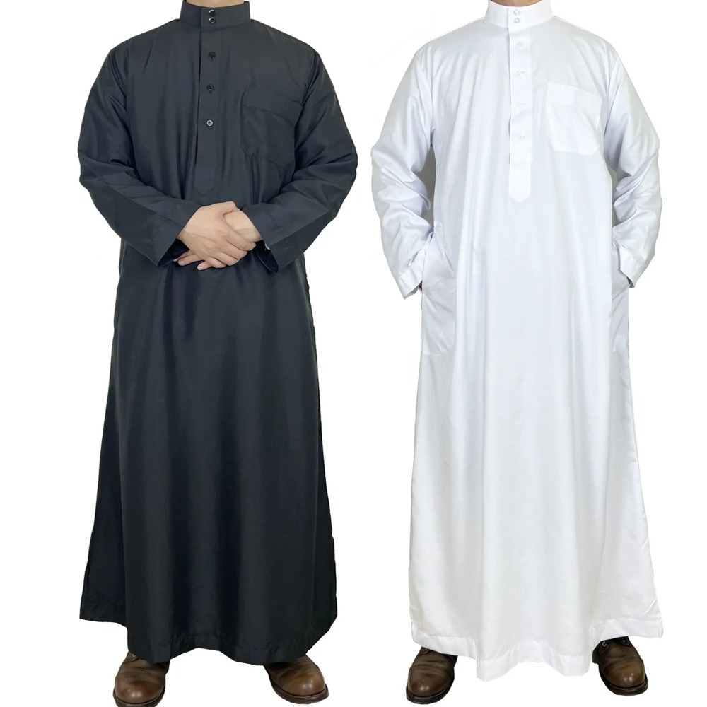 Men Formal Wear Dubai - Qamis Qatari en polyester pour homme,