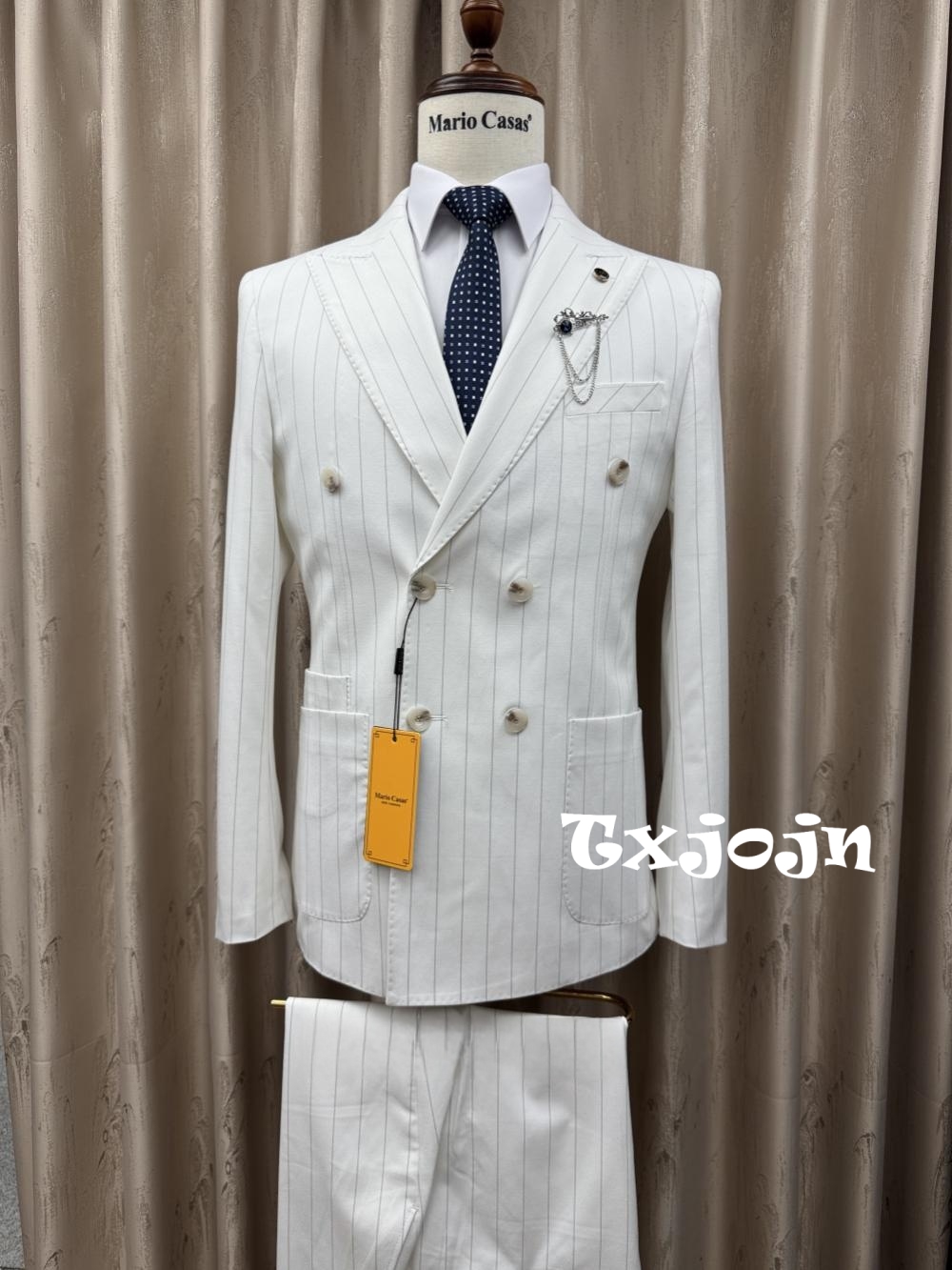 Ensemble de costume rayé 2 piè - Elegant Formal Men'S Wear avis et prix
