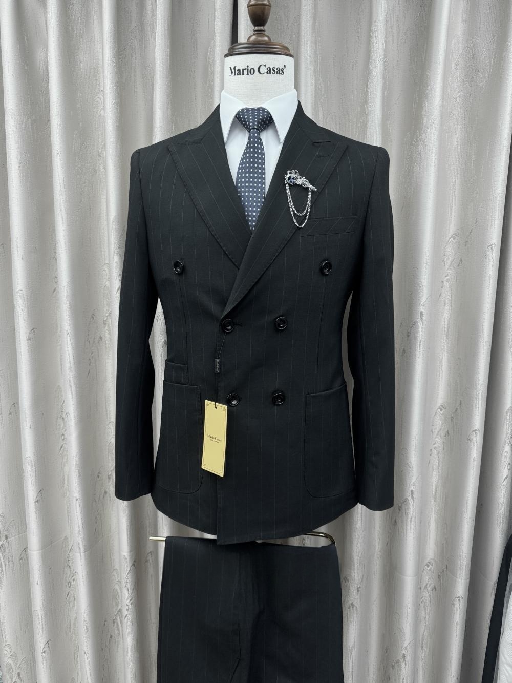 Ensemble de costume rayé 2 piè - Elegant Formal Men'S Wear avis et prix