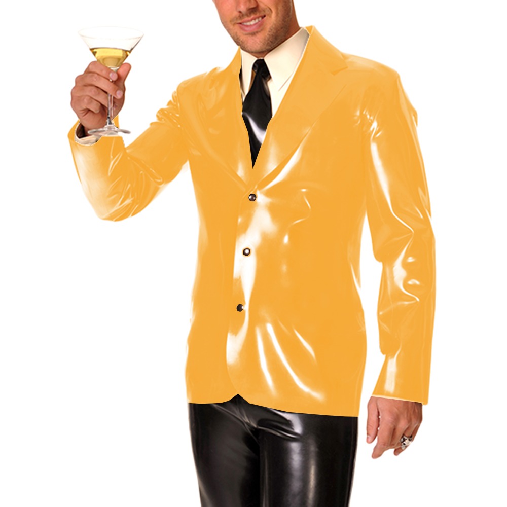 Manteau à col à revers en cuir - Mens Formal Look avis et prix