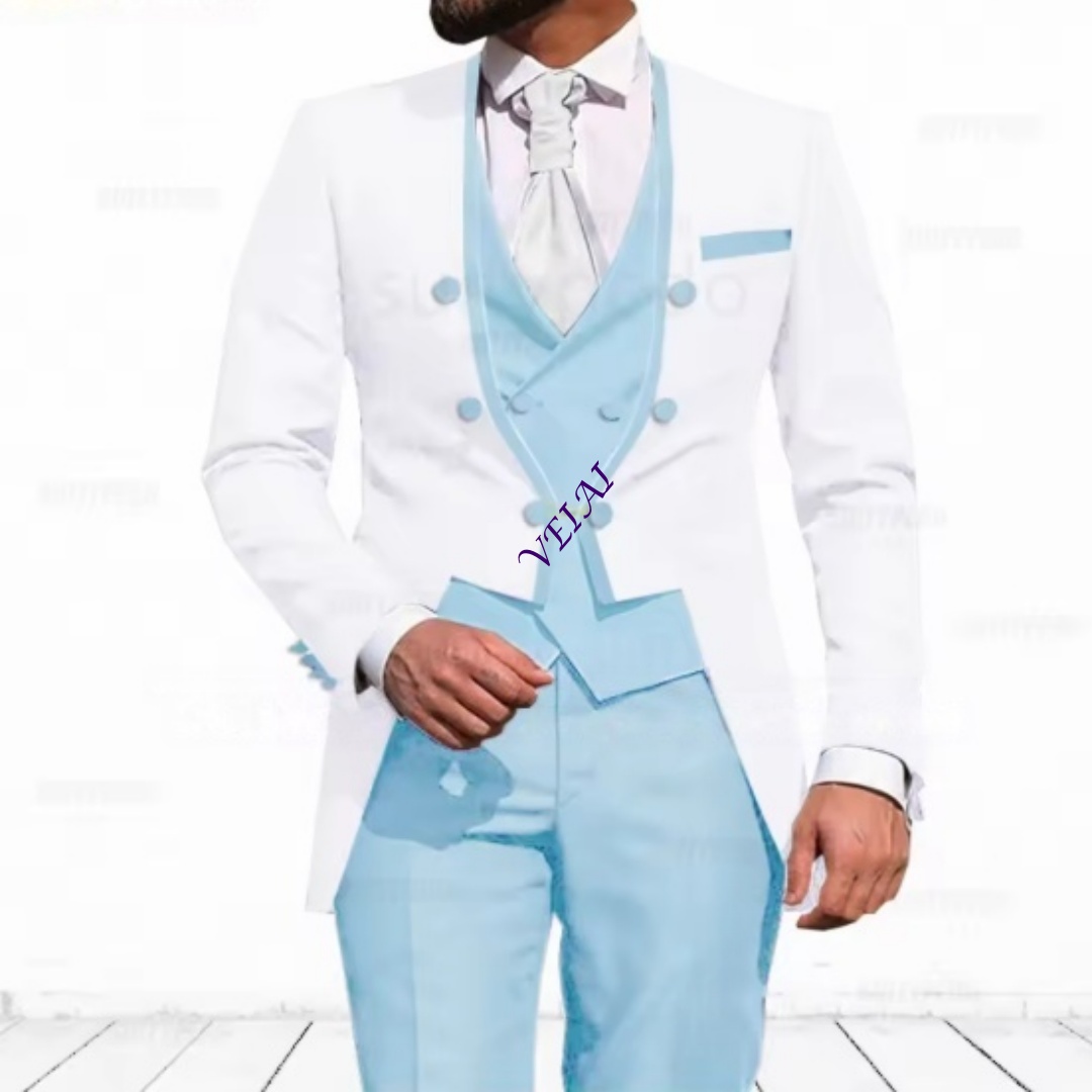 Costume 3 pièces bleu ciel per - Elegant Formal Men'S Wear avis et prix