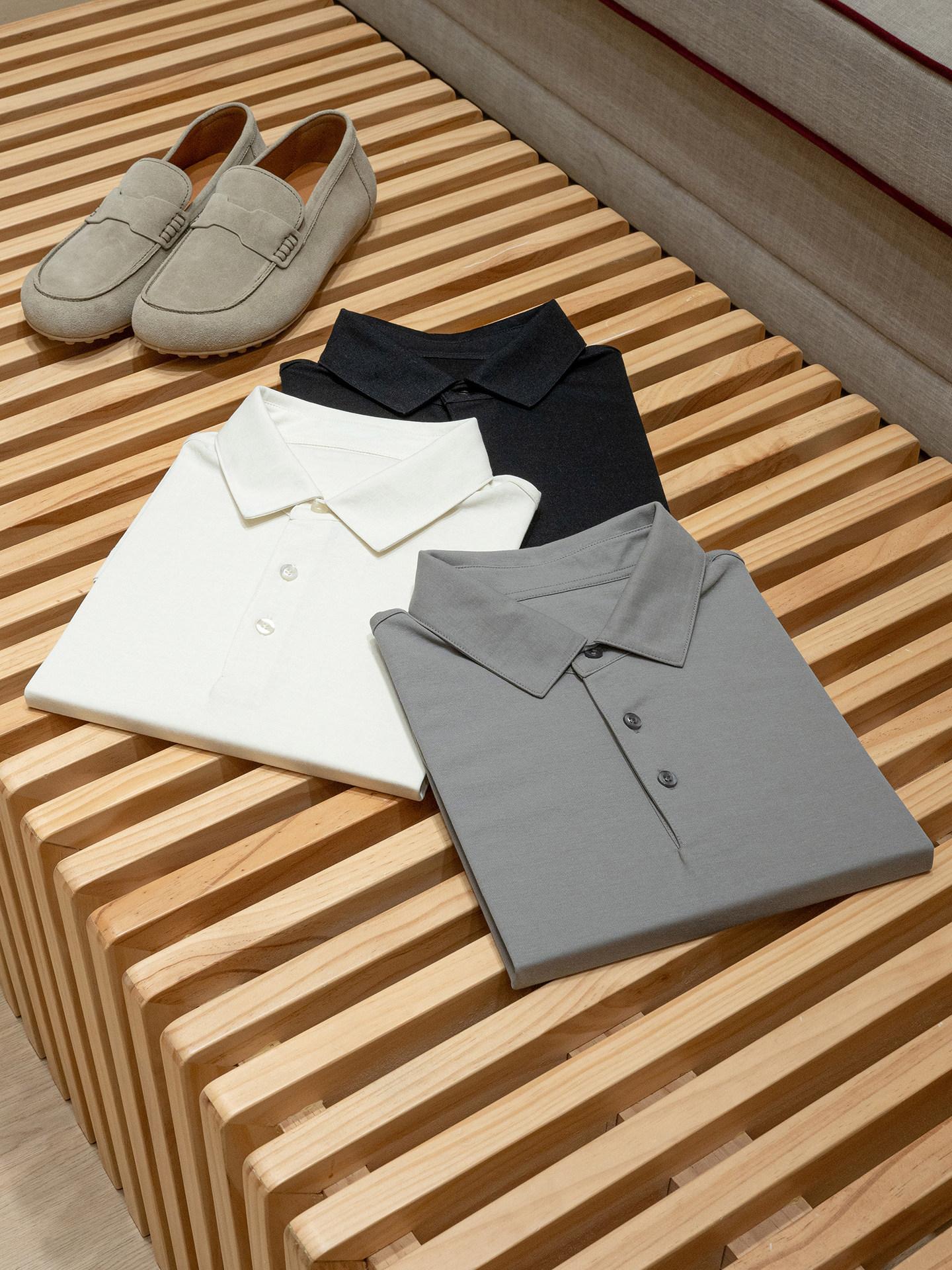 Polo en lin et coton respirant - Men'S Polo Formal Wear avis et prix