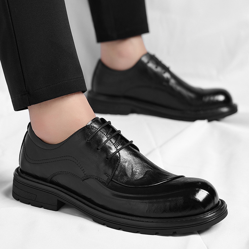 Chaussures habillées en cuir v - Formal Wear For Men In Wedding avis et prix