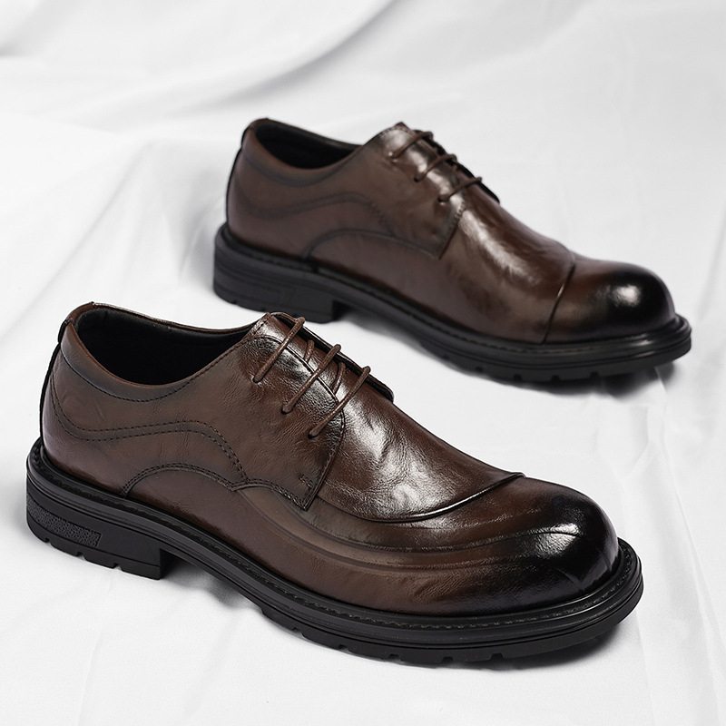 Chaussures habillées en cuir v - Formal Wear For Men In Wedding avis et prix
