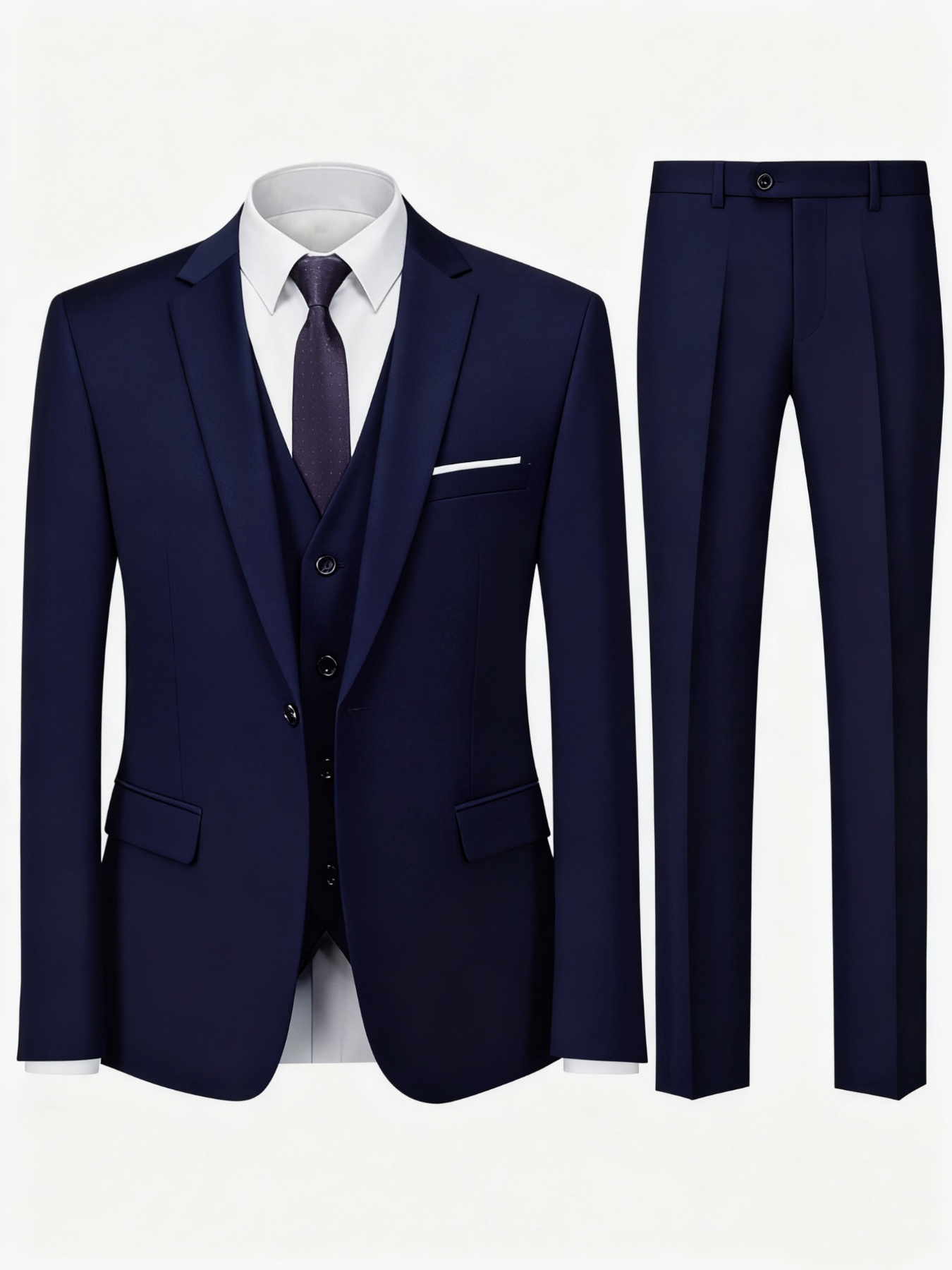 Costume 3 pièces élégant pour  - Mens Formal Look avis et prix