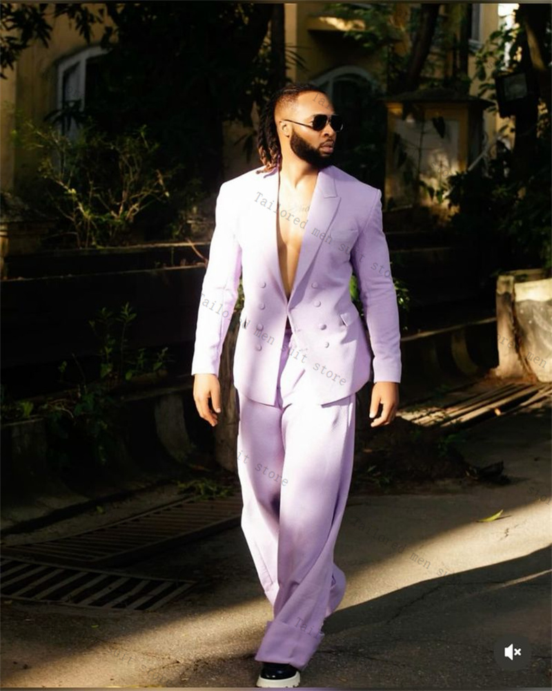 Costume et pantalon pour homme - Men Formal Wear Purple avis et prix
