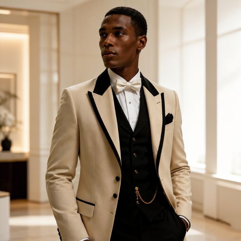 3 Pièces Costumes de Mariage p - Formal Wear For Men In Wedding avis et prix