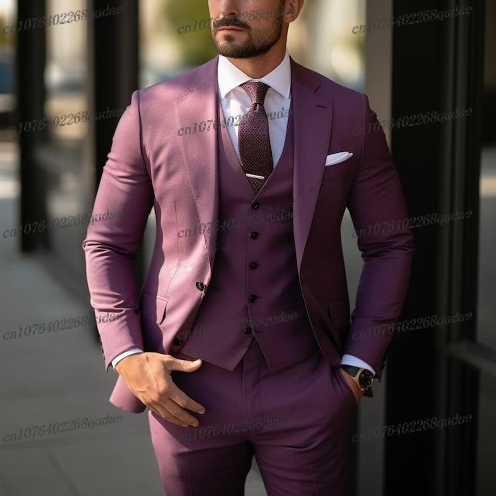 Costume de cérémonie pour homm - Men Formal Wear Purple avis et prix