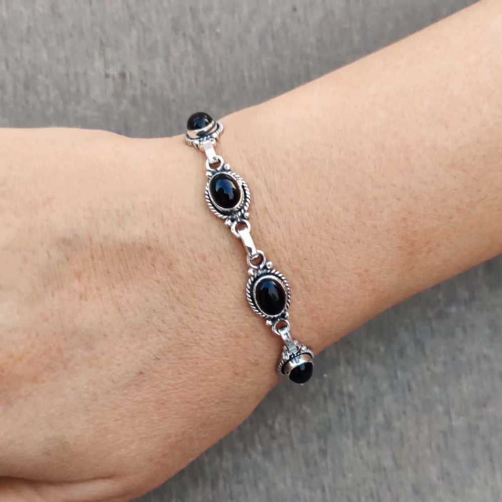 Bracelets ajustables en argent - Men'S Gothic Formal Wear avis et prix
