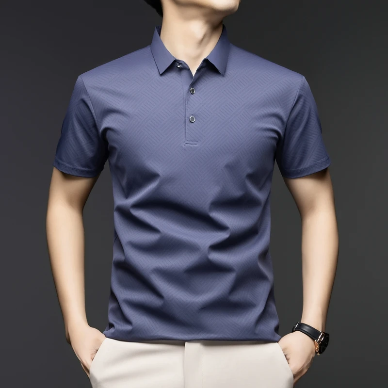 Polo élégant à motifs pour hom - Men'S Polo Formal Wear avis et prix